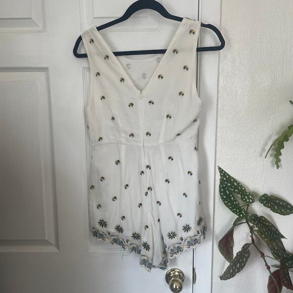 Free People Margarita Sleeveless Embroidered Romper - Picture 5 of 7